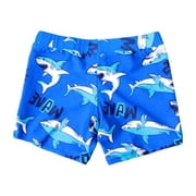 WOYY Toddler Boys Swim Trunks Shark Prints Quick Dry Swimming Shorts Bathing Suit Swimsuit